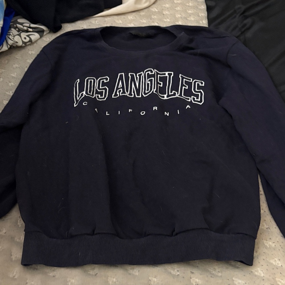 Los Angeles California Navy Sweater